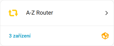 Integrace A-Z Router v seznamu integrací